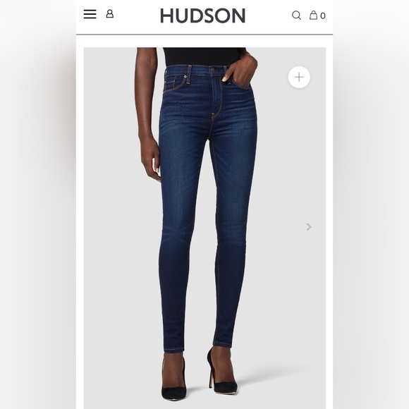 Hudson Jeans Denim - Barbara High-Rise Super Skinny Jean $195 New with tags. size 28